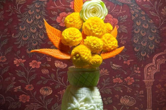 Marigold Majesty Carving Arrangement
