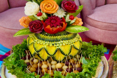 Floral Crown of Elegance Display