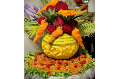 Marigold Aviary Centerpiece